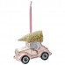 Kalėdinis žaisliukas Automobilis Nicoline pale pink 